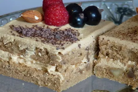 Кофейно-ореховое пирожное "вечная классика": шаг 16