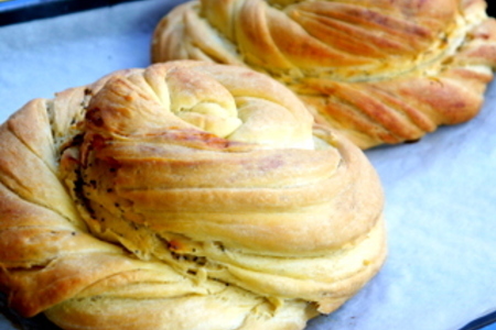 Hashasli-сладкий турецкий хлеб с маком и мёдом: шаг 9