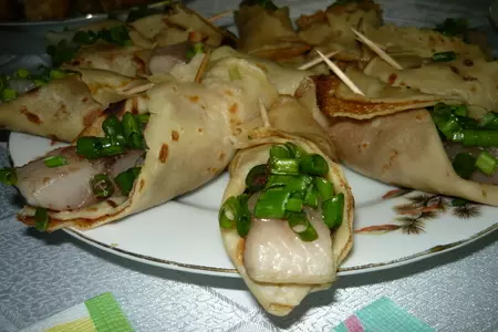 Селедка в парео: шаг 1