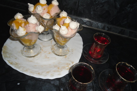 Грейпфрутовое мороженое с манговым соусом и безе "baiser de pamplemousse": шаг 18