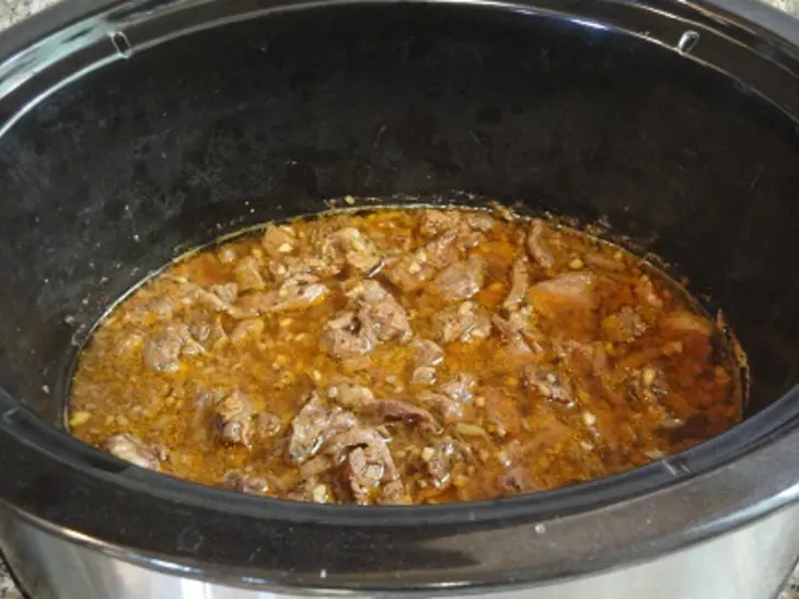 Картофель с мясом: шаг 3