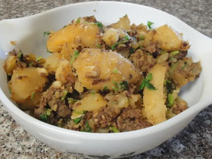 Картофель с мясом: шаг 7