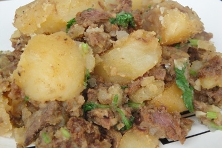 Картофель с мясом: шаг 8