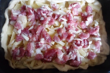 Пирог с картофелем и мясом (мамин рецепт): шаг 6