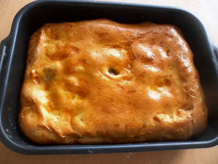 Пирог с картофелем и мясом (мамин рецепт): шаг 8