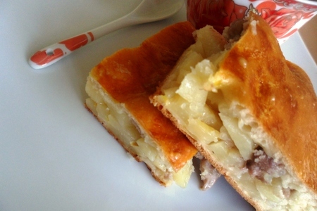 Пирог с картофелем и мясом (мамин рецепт): шаг 9