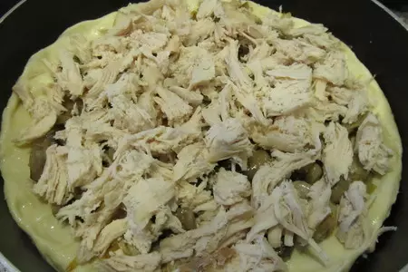 Пирог с куриным филе и грибами на скорую руку: шаг 1