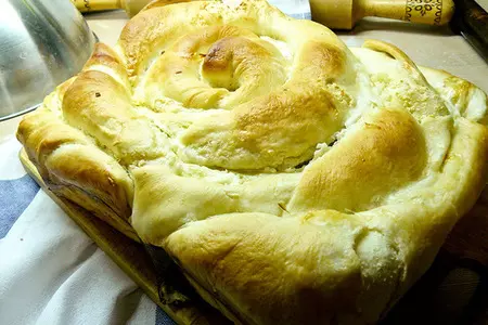 Болгарский пирог с брынзой: шаг 4