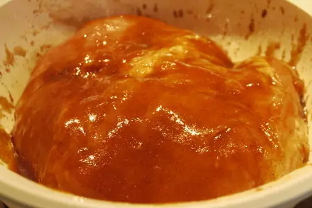Запеченное мясо в медово-пивном маринаде: шаг 2