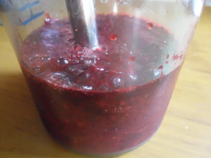 Ягодное сорбе с йогуртом и мёдом: шаг 1