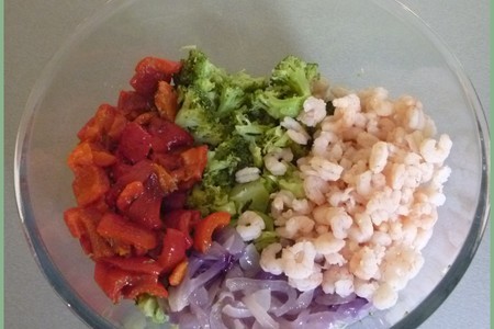 Салат из брокколи с креветками: шаг 8