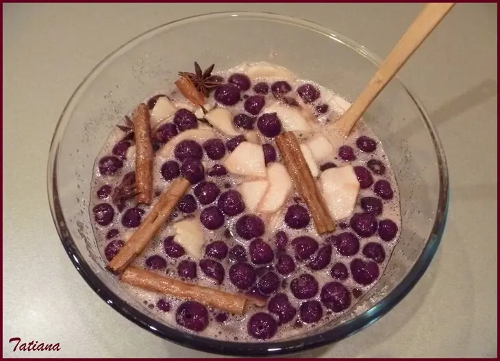 Варенье из вишни с дыней + вишня сушеная: шаг 4