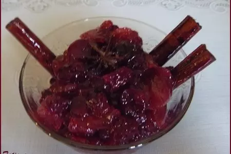 Варенье из вишни с дыней + вишня сушеная: шаг 7