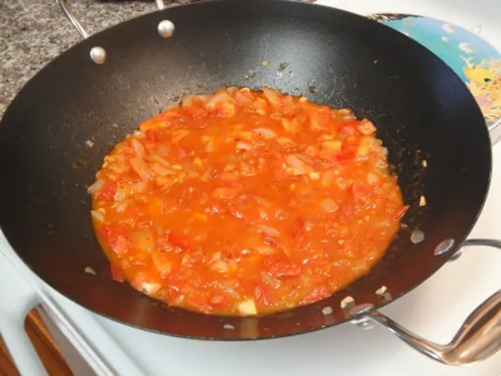 Рыба с красным карри и рисом: шаг 5