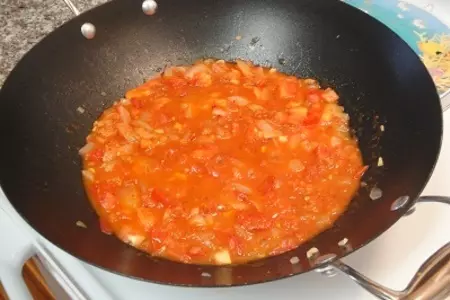 Рыба с красным карри и рисом: шаг 5