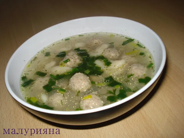 Летний суп с фрикадельками и клёцками: шаг 2