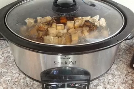 Мясо с капустой и сладким картофелем: шаг 6