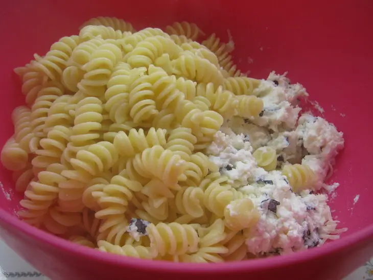 Баклажановые шары  - макароны с сыром запечённые в баклажанах (ricotta,eggplant and pasta timbales): шаг 7