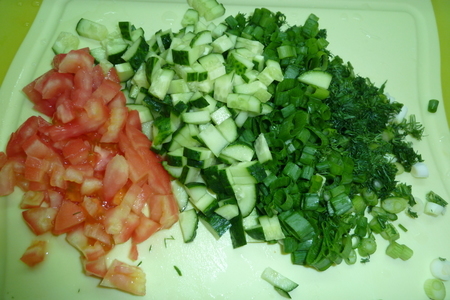 Салат с киноа, овощами и пастромой из куриной грудки: шаг 6