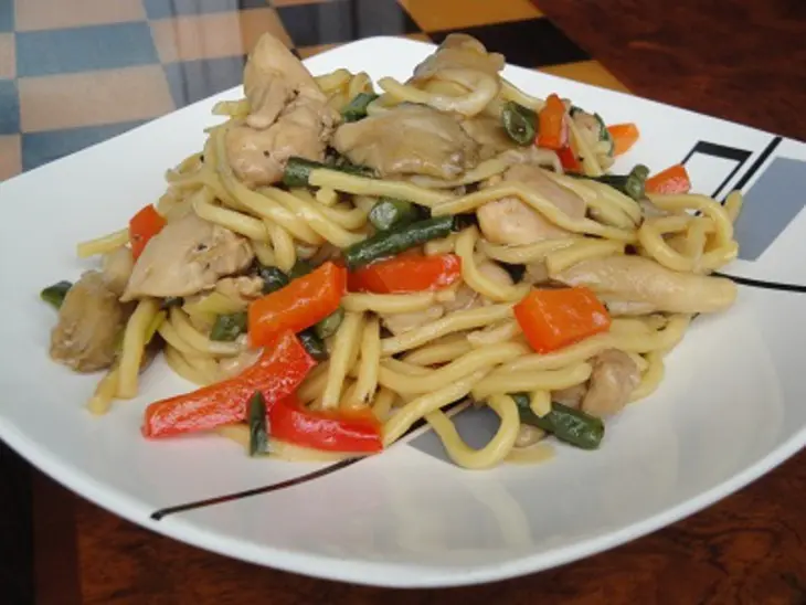 Китайская лапша с курицей: шаг 8