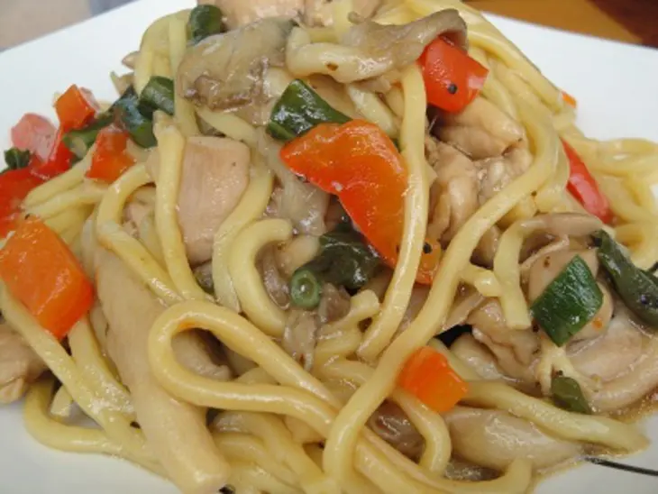 Китайская лапша с курицей: шаг 9