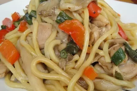 Китайская лапша с курицей: шаг 9