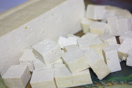 Жареный тофу по-гавайски с манго. привет андрюхе из италии!: шаг 3