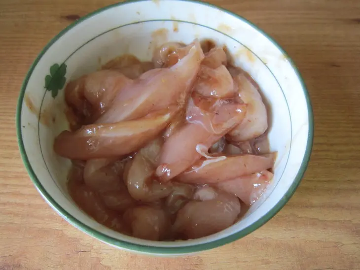 Куриная грудка с овощами и сливками: шаг 1