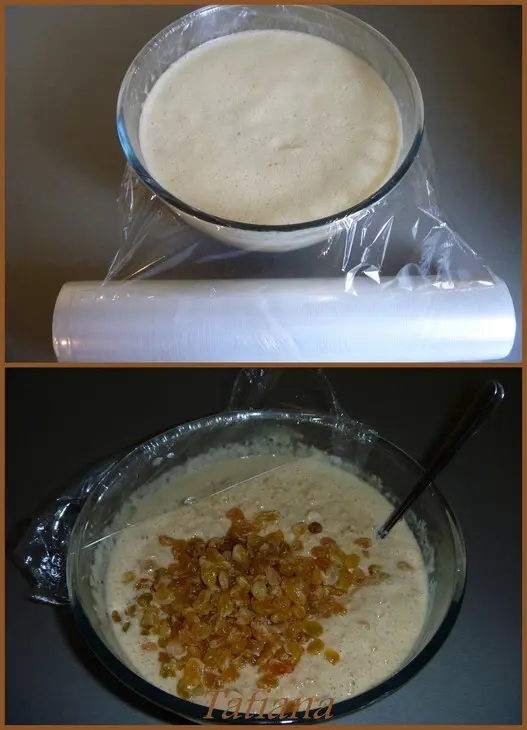 Оладьи овсяные на сыворотке с изюмом: шаг 3
