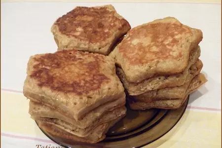 Оладьи овсяные на сыворотке с изюмом: шаг 6
