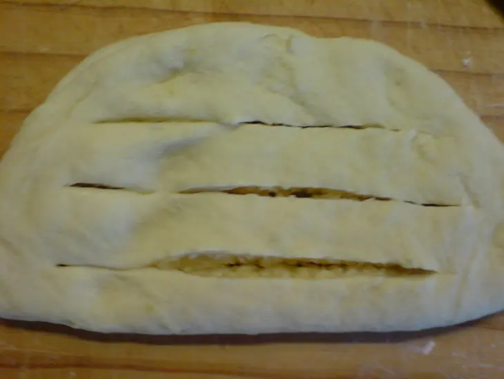 Лимонные витые булочки с кокосовой начинкой: шаг 5