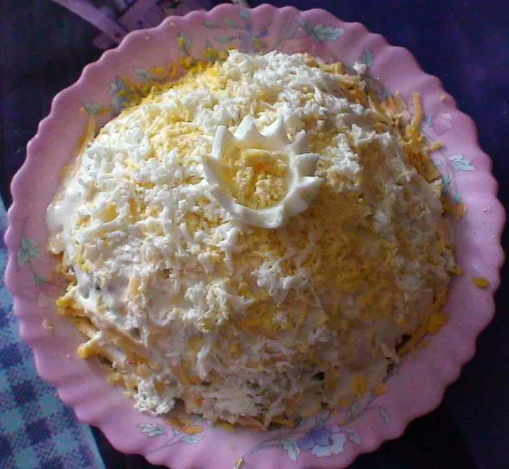 Салат с шампиньонами: шаг 1