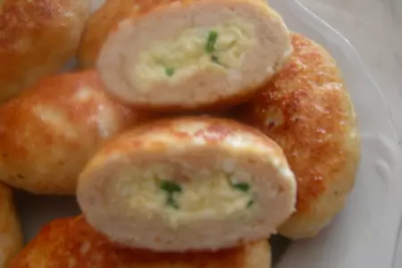 Зразы куриные с брынзой: шаг 3
