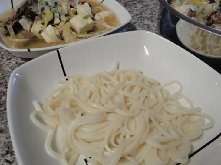 Вермишелевый суп с мясом,тофу и грибами: шаг 7