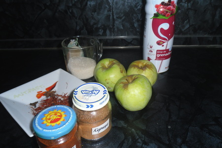 Десерт с кремом шантильи и яблоками "golden apples gisperid": шаг 2