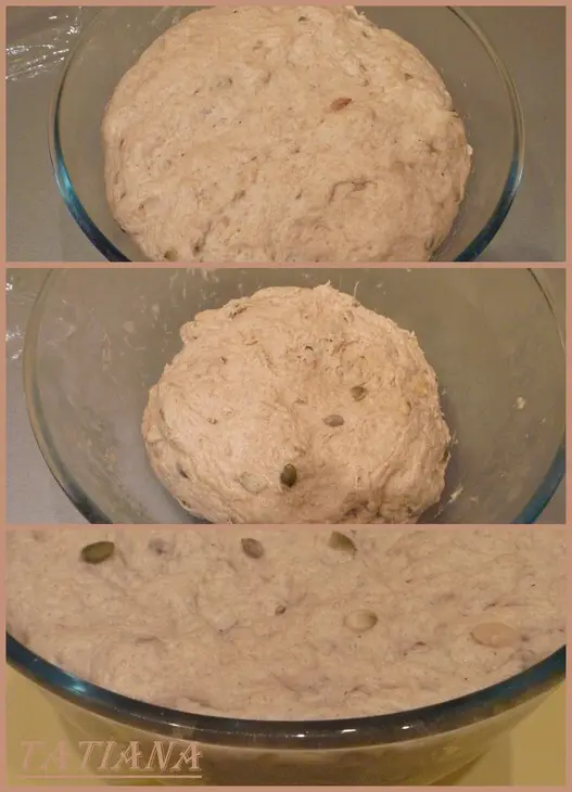 Булочки цельнозерновые с семечками: шаг 3