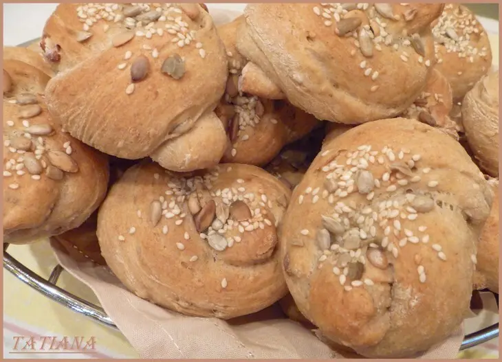 Булочки цельнозерновые с семечками: шаг 6