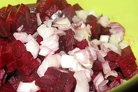 Закуска из свеклы с креветками: шаг 3