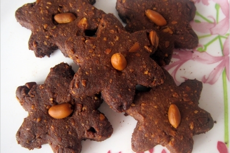 Шоколадное печенье с арахисом: шаг 24