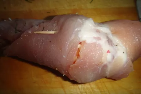 Свинные рулетики с обалденным соусом: шаг 5