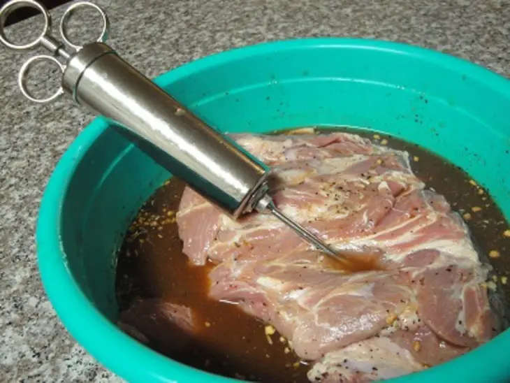 Мясо в соке ананаса: шаг 3