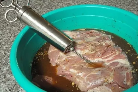 Мясо в соке ананаса: шаг 3