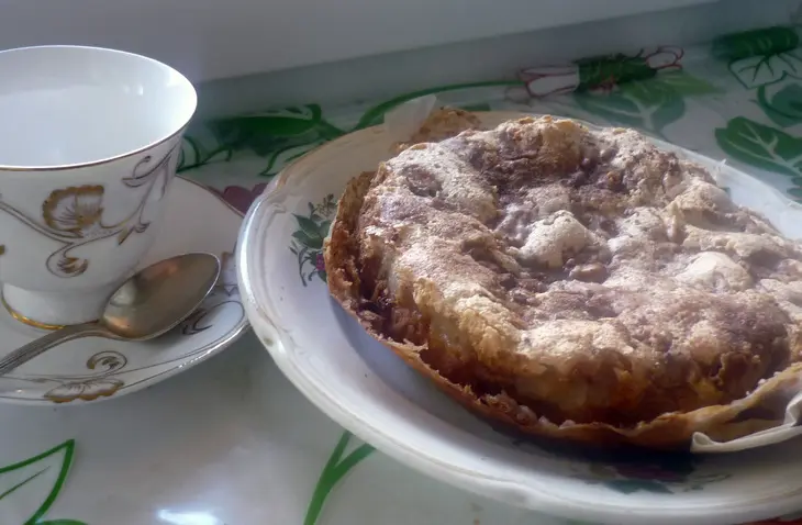 Пирог сливовый "няшка-вкусняшка": шаг 1
