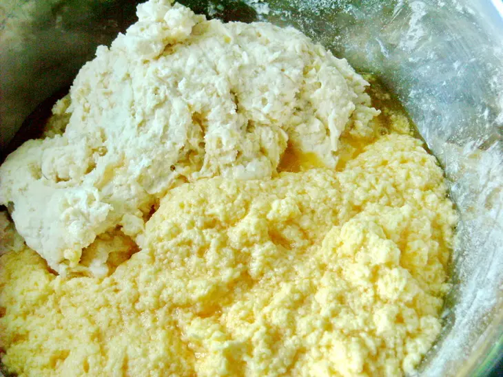 Пирог со сливами под миндальной корочкой: шаг 5