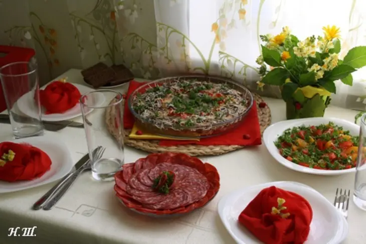 Картофельная тортилья с перцем и баклажанами.: шаг 3