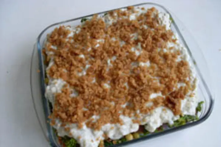 Горбуша запеченная с брокколи и соусом: шаг 5
