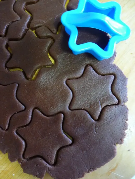 Cocoa marble cookie bread или "мраморные" булочки: шаг 5