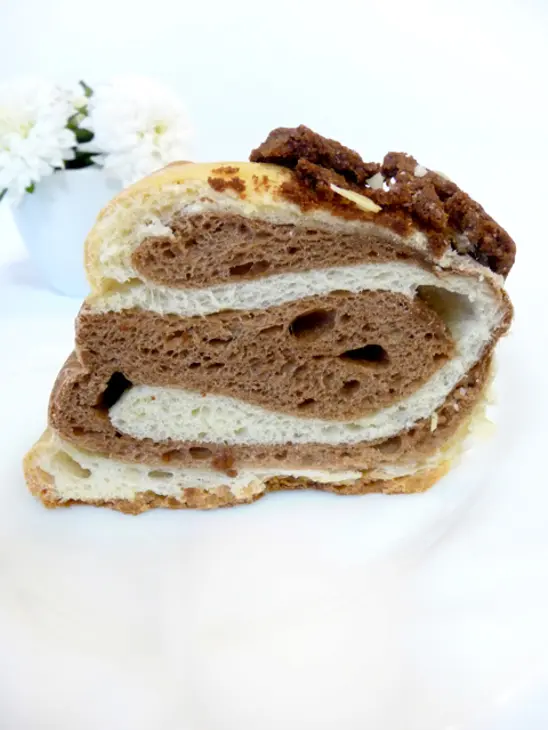 Cocoa marble cookie bread или "мраморные" булочки: шаг 8