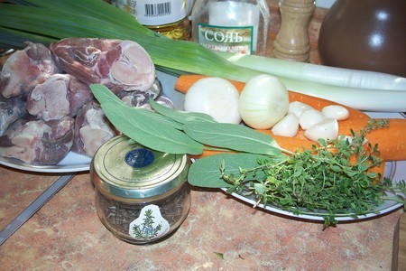 Ножки барашка, запеченнные с овощами: шаг 1