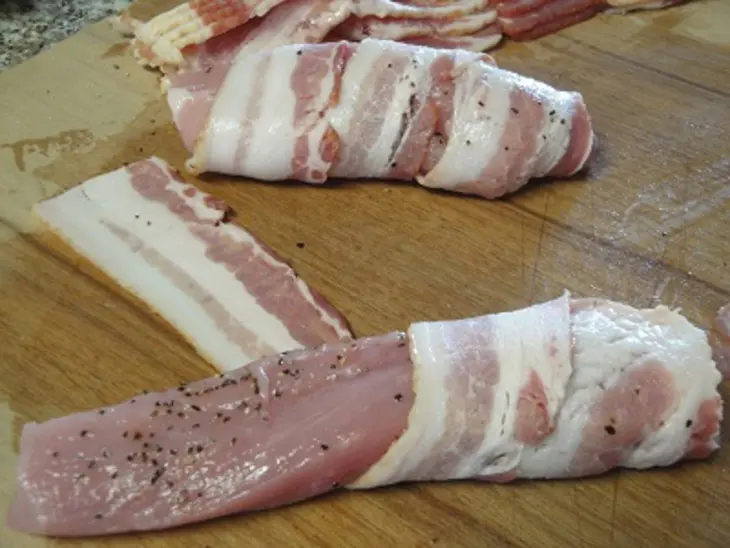 Мясо в беконе под цитрусовым маринадом: шаг 4